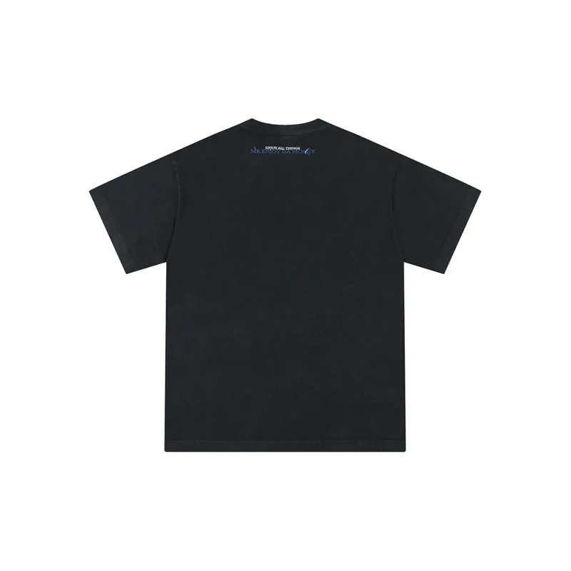 MR.ENJOYDA MONEY T Shirts Unisex Washed Black-1