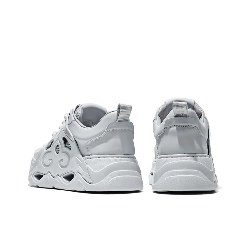 MOERBAI Breathable Lightweight Height Increasing Low-Top Casual Shoes Men's-4