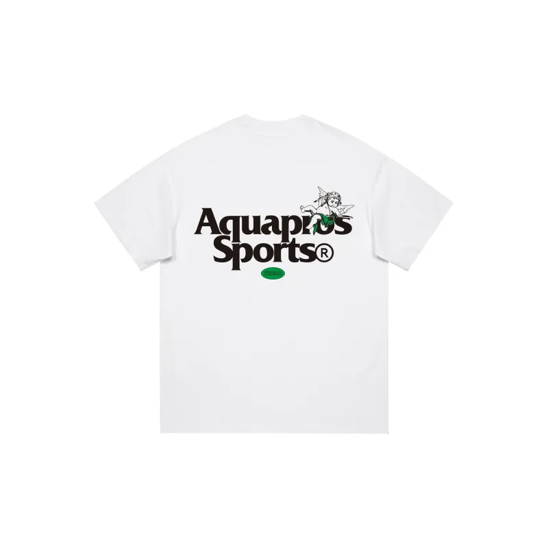 AQUAPROS T Shirts Unisex White-1