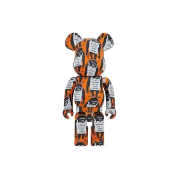 BE@RBRICK Monkey Sign Orange