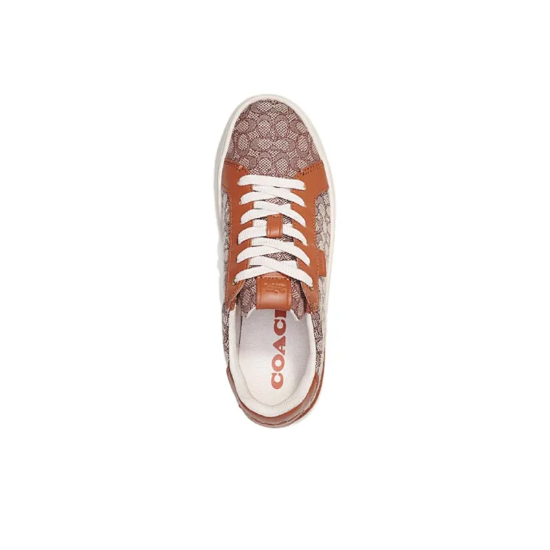 COACH Low-Top Casual Shoes Women's Brown-4