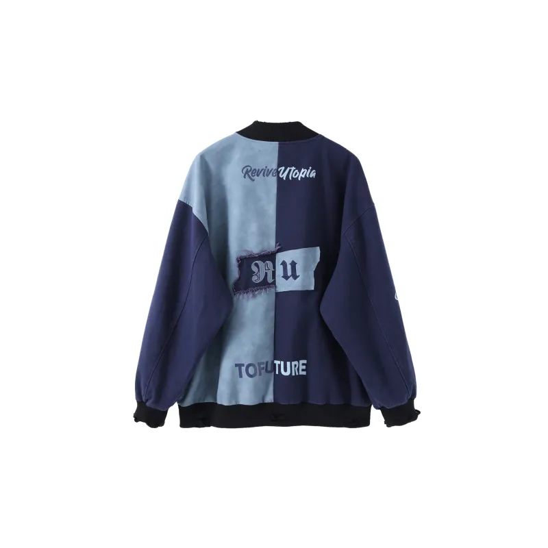 QISENYAR Jackets Unisex Blue-1