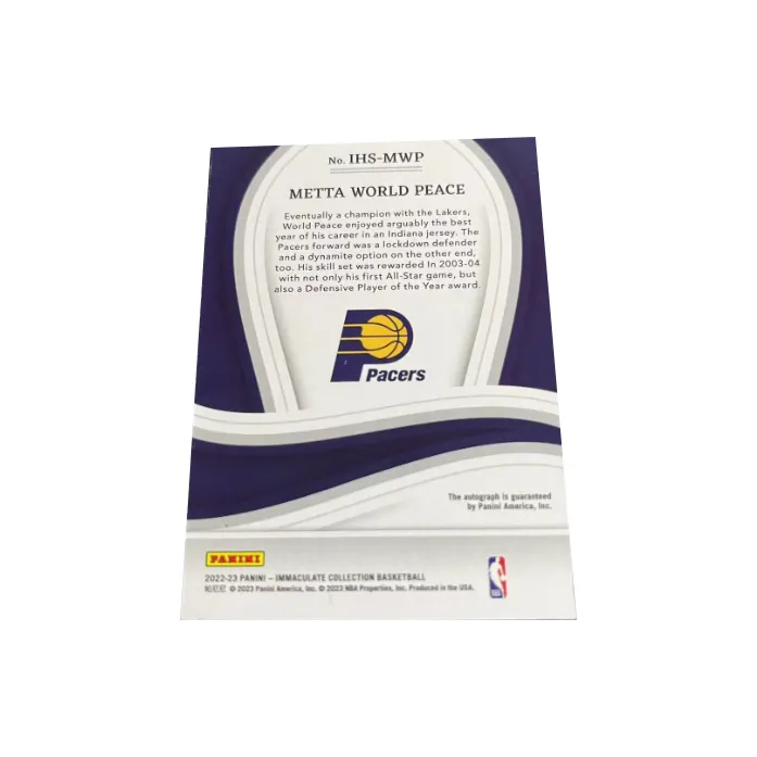 PANINI Dwight Howard Artest Player Card Product Access Sports Cards 1 Pc-1