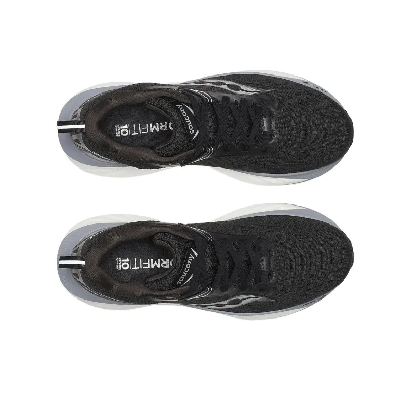Saucony Triumph 22 Black White Women's-3