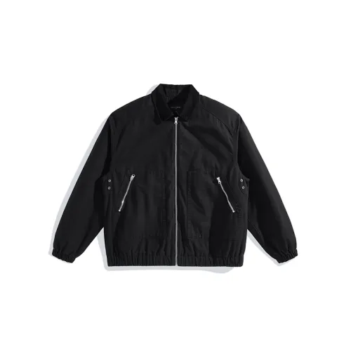 PEACEBIRD MEN Jackets Men Black Wide Fit