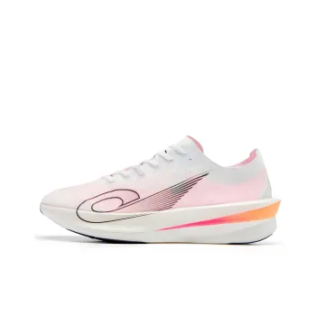 QIAODAN Light Bird Cushioning Anti Slip And Wear Resistant Low Top Chi PRO Running Shoes Men's Jordan White Neon Pink