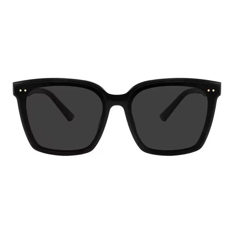 Prsr TR/Memory Plastic TR90 Square Sunglasses Women's Black-3