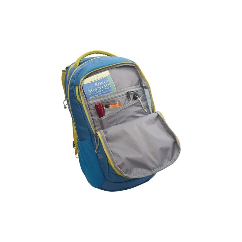 KELTY Polyester Oxford Mountaineering Bag Backpack Unisex Blue & Yellow-2