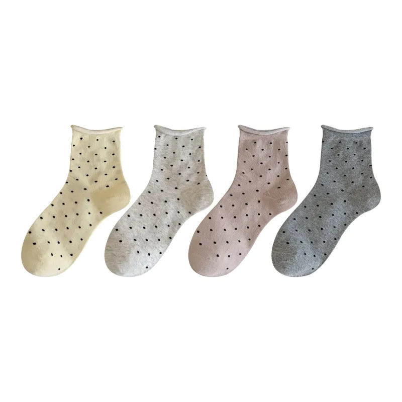 XXLLG Mid Calf Socks Women's 4 Pack-2