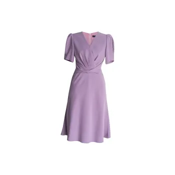 ROEYSHOUSE Short Sleeved Dresses Women's Light Purple