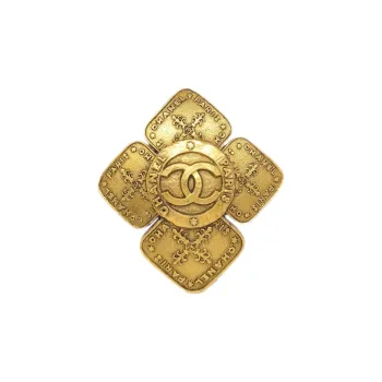 CHANEL 1986 1988 Coco Mark Brooch