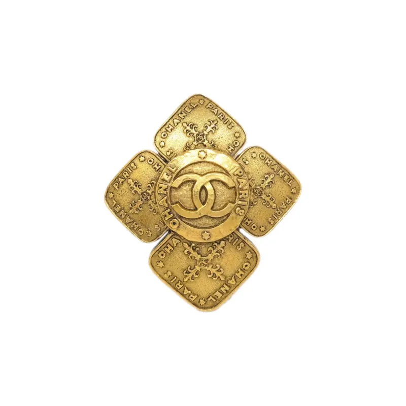 CHANEL 1986 1988 Coco Mark Brooch-0