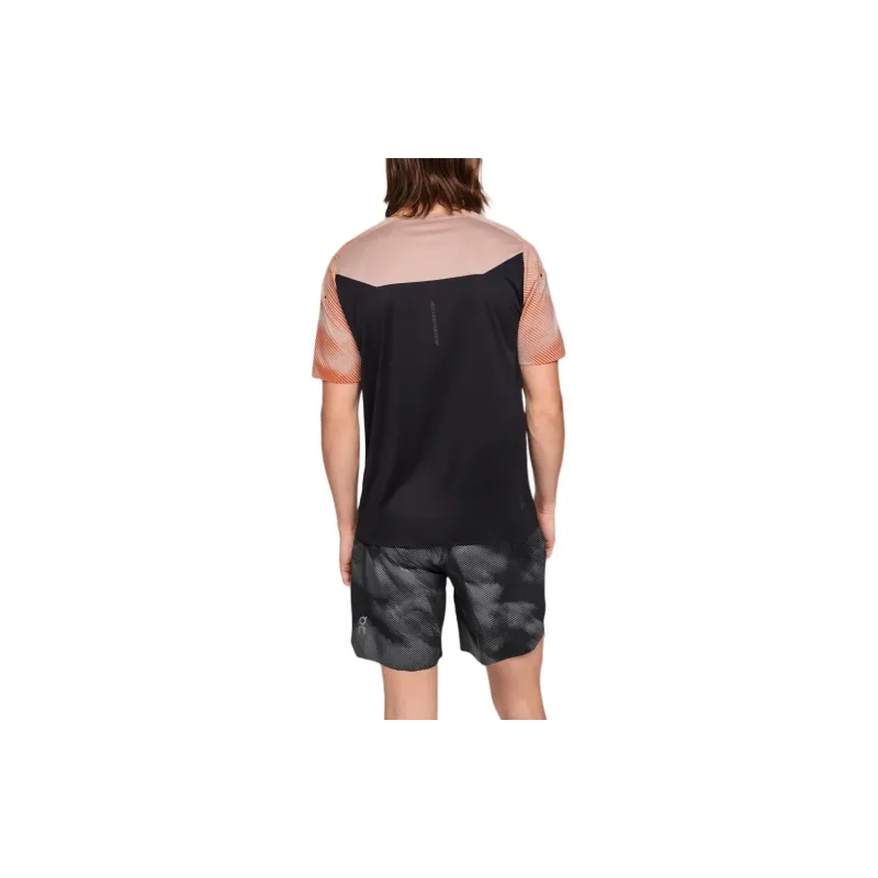 On LumosPerformance T Lumos T Shirt Men's Wood Rose Brown/Black-1
