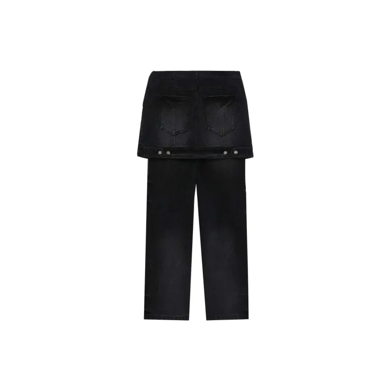 JUUN.J Denim Jacket skirt Trousers-1