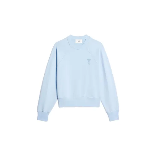 AMIPARIS Ami Tonal Sweatshirt 'Sky Blue'