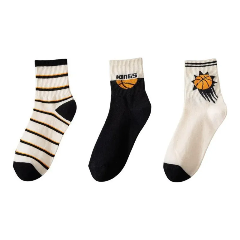 MIIOW Mid Calf Socks Men's 3 Pack-4