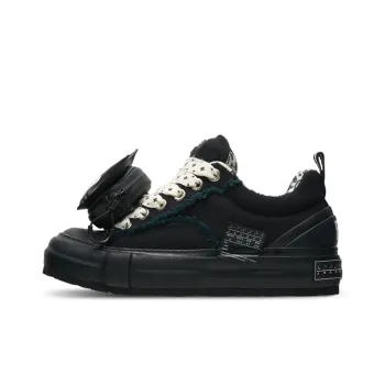 VESSEL Low Top Skateboard Shoes Unisex Black