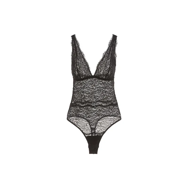Victoria's Secret COSABELLA Pret-a-Porter Bodysuit Black Bodysuits Women's Black-0