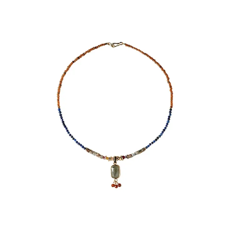 Mountain Naphthalene Seed Bead Necklaces Women's-0