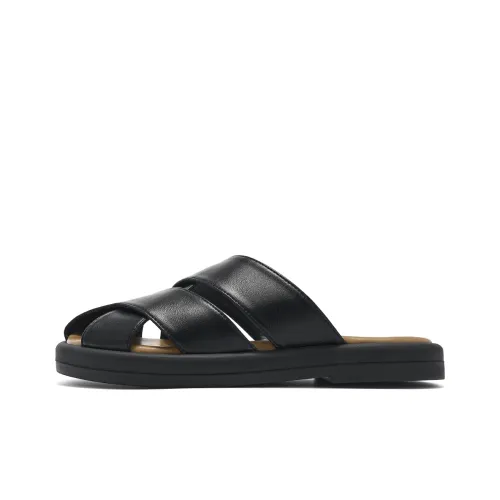 EBLAN Wrap toe Slippers Women's Black
