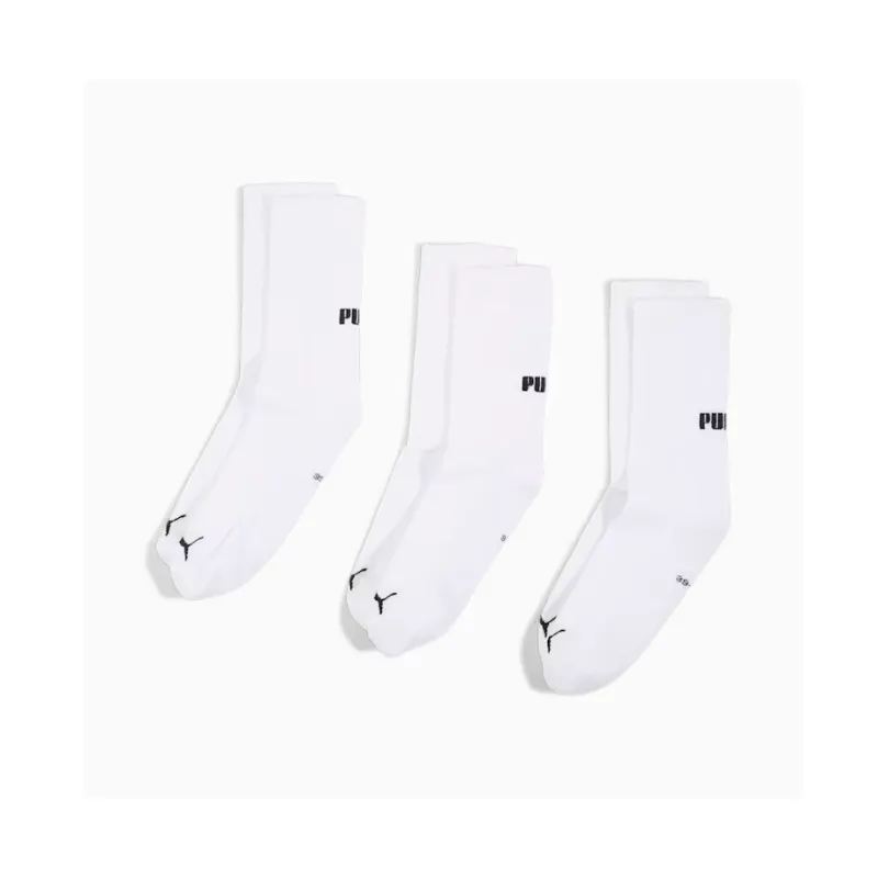 PUMA Unisex Crew Socks 3 Pack Mid-Calf Socks Unisex 3 Pack-0