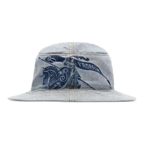 Burberry Logo-print Denim Bucket Hat