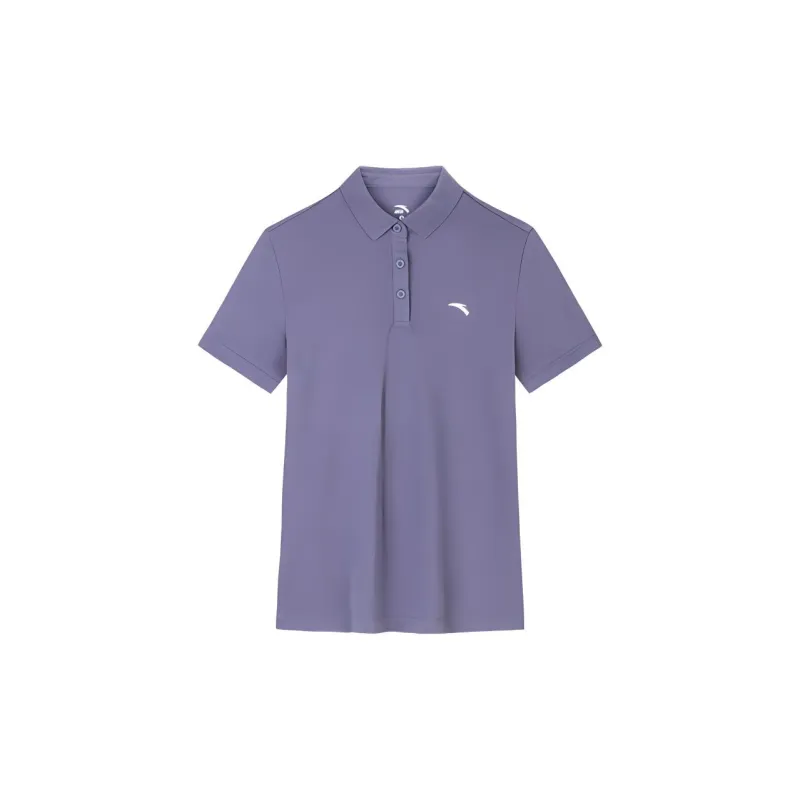 Anta Polo Shirt Women's Morandi Purple-0