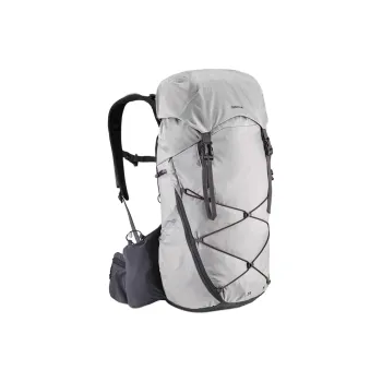 DECATHLON Polyamide Outdoor Hiking Bag Backpacks Regular Unisex Light Gray