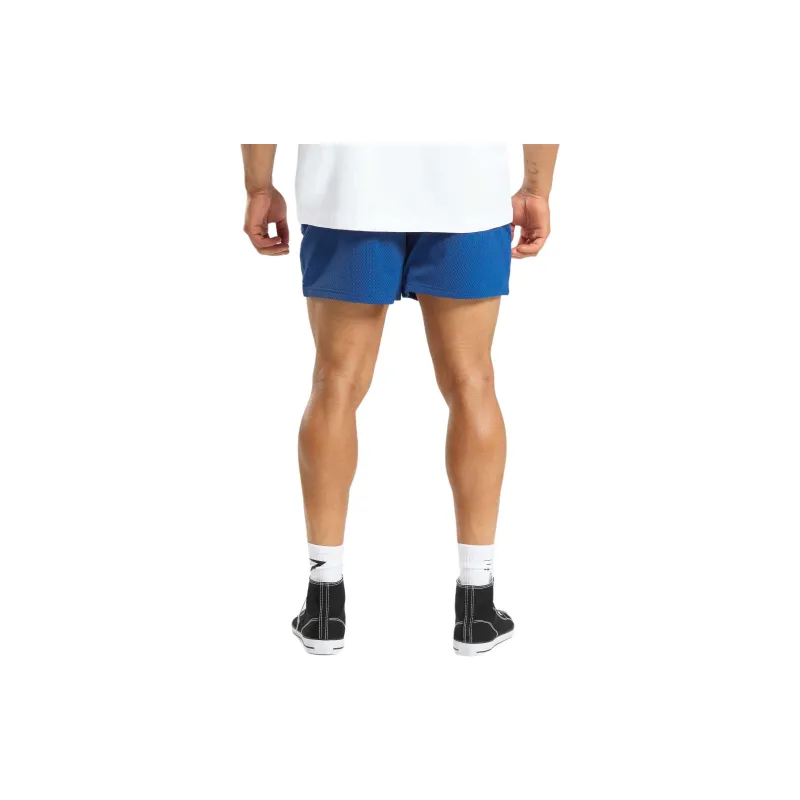 GYMSHARK BRANDMARK MESH 5' SHORTS Casual Shorts Men's Blue-1