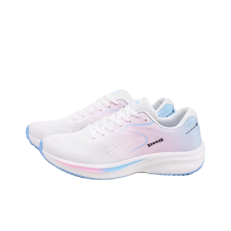 ZINGIS Running Shoes Unisex Low Top White/Blue-2