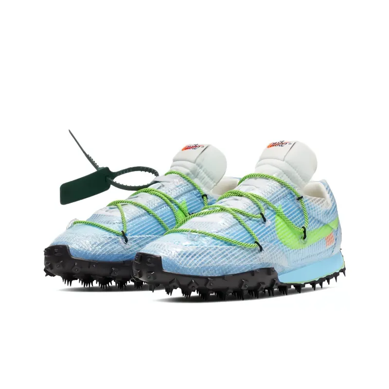 Nike Waffle Racer Off White Vivid Sky Women's-2