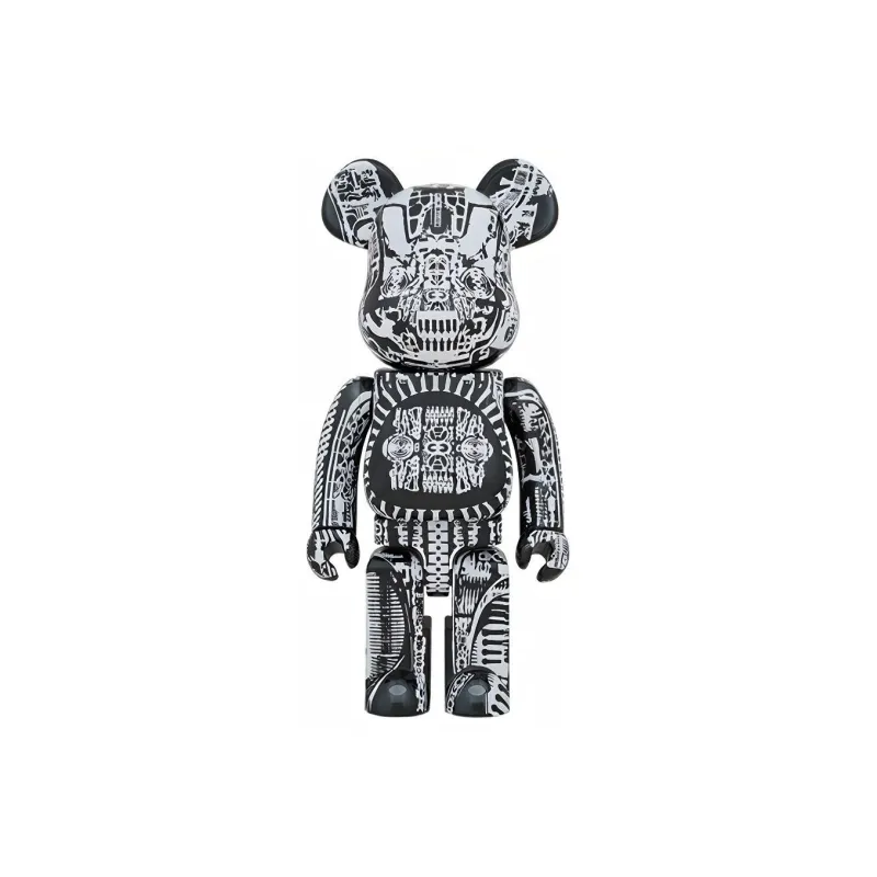 BE@RBRICK Hr Giger Black Chrome-1