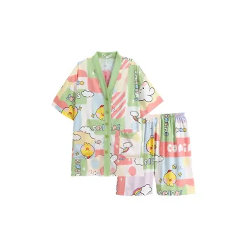 FENTENG x LINE FRIENDS Pajama Set Women's Pea Green