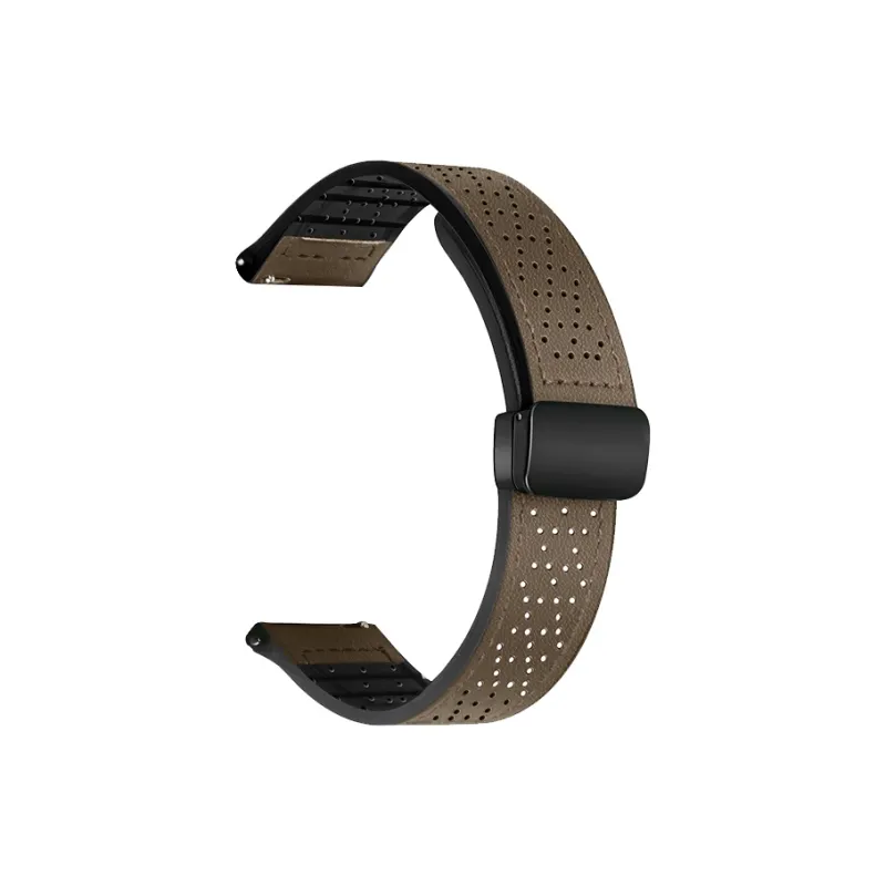 IBOANN Huawei Compatibility Watch Band Genuine Leather Material-10