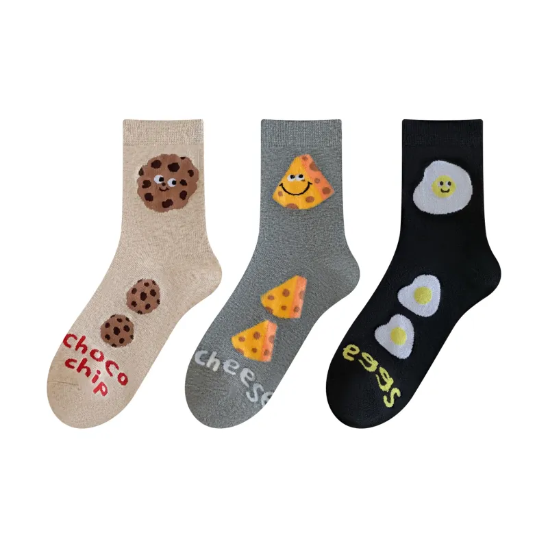 XXLLG Mid Calf Socks Women's 3 Pack-6