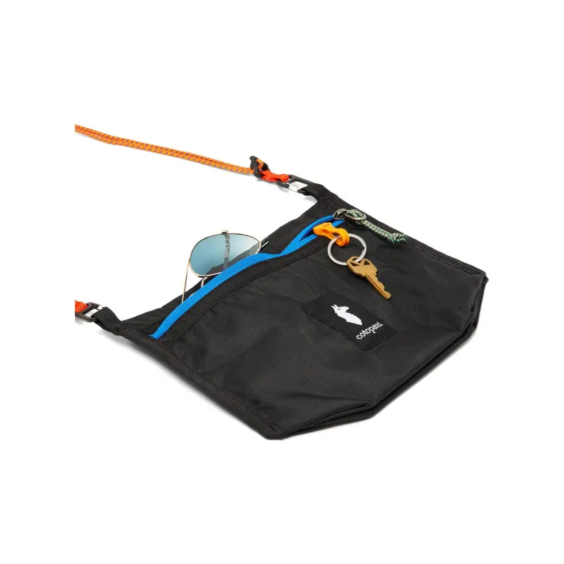 Cotopaxi Shoulder Bag, Crossbody Bag Recycled Nylon Black Unisex-2