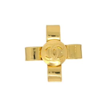 CHANEL 1997 Cc Cross Brooch