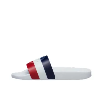 Moncler Women's Jeanne Slide 'White Tricolor'