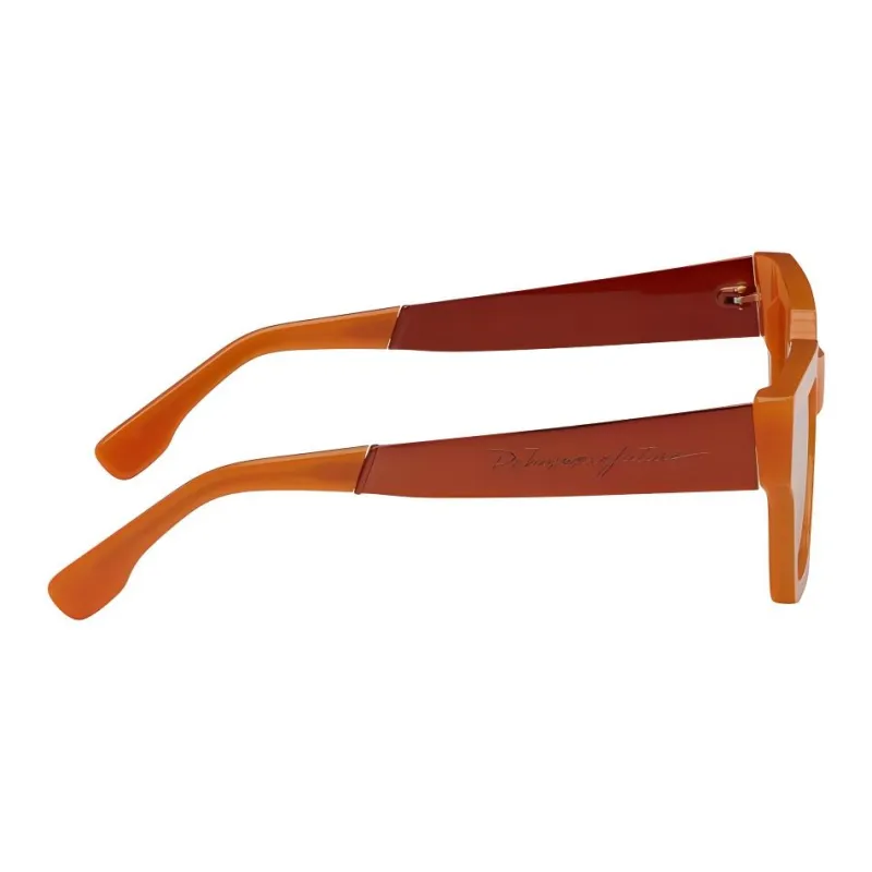 Retrosuperfuture Rectangular Sunglasses Men's Orange-1