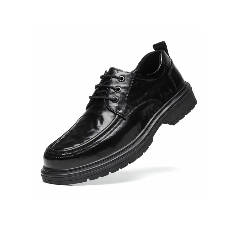 Mulinsen Men's Casual Shoes Men Low Top Black, Dark Brown-2