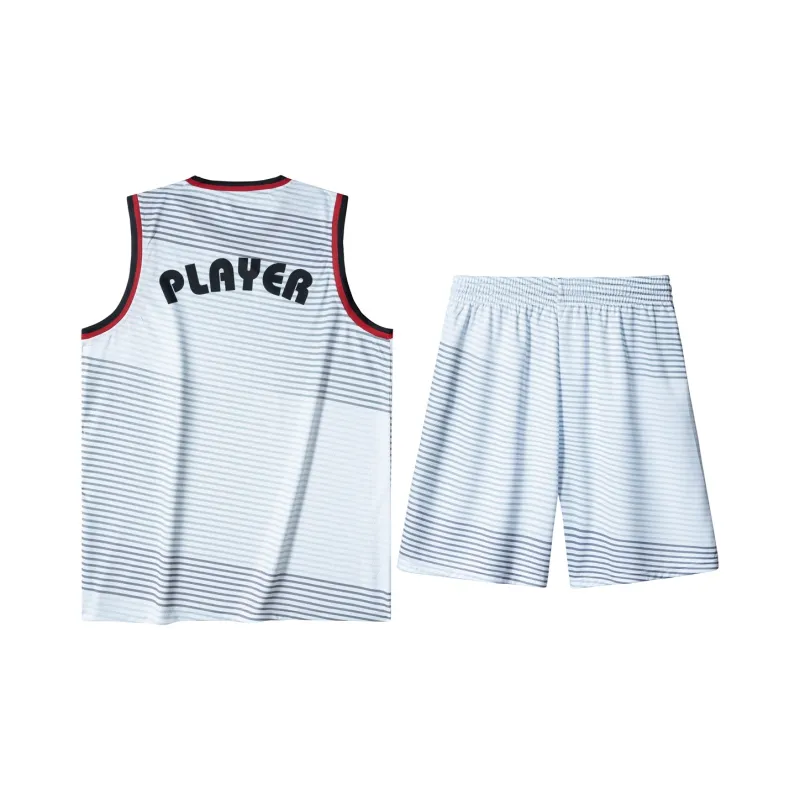 K bird Basketball Suit Unisex White-1