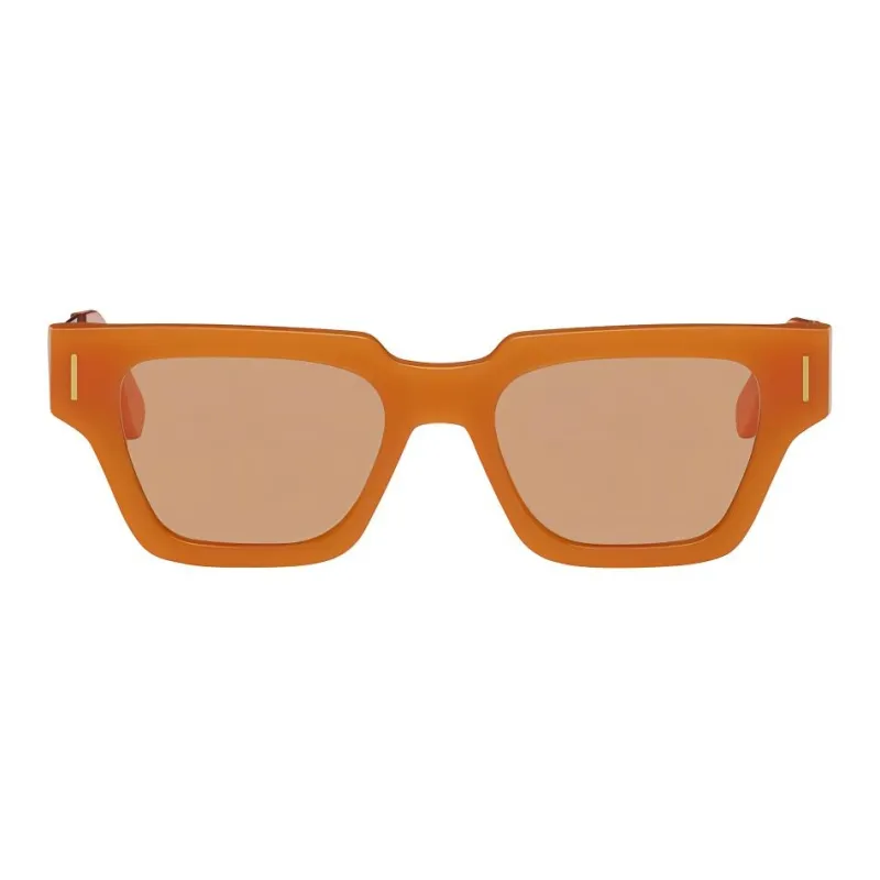 Retrosuperfuture Rectangular Sunglasses Men's Orange-0