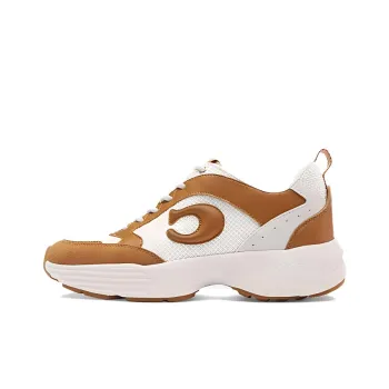 COACH Low Top Casual Shoes Women's Light Saddle