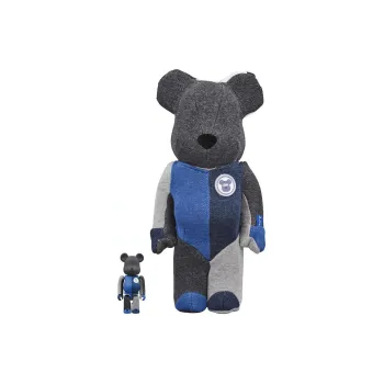 BE@RBRICK Loopwheeler Black/Blue