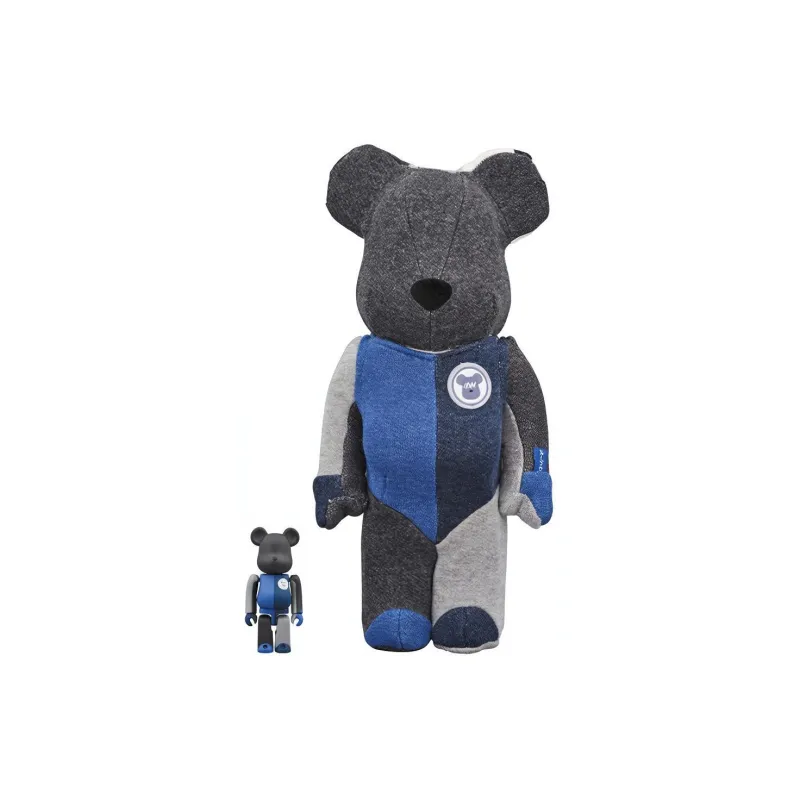 BE@RBRICK Loopwheeler Black/Blue-0