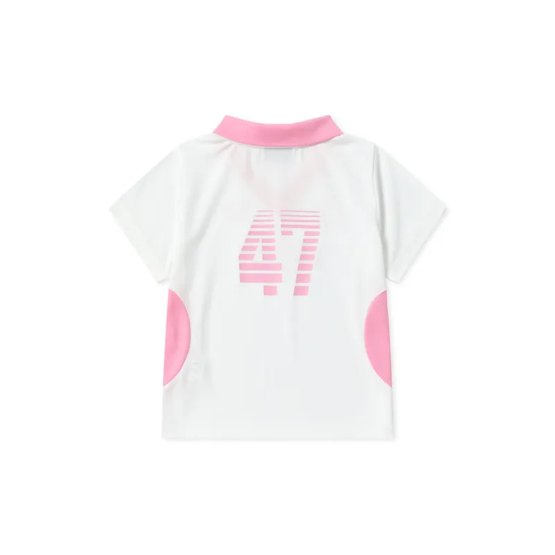 Nerdy Polo Shirts Women's White-1