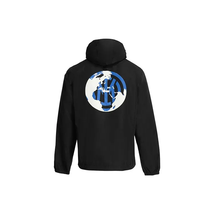 F.C. Internazionale Milano IM WORLD CREST JACKET Jackets Coats Men's Black-1