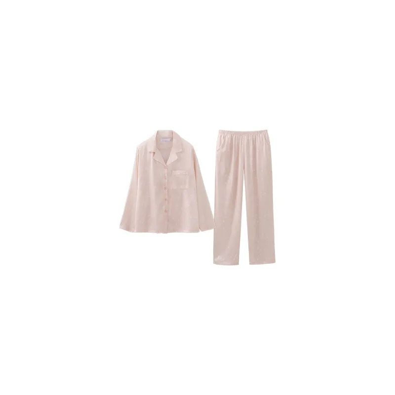 Huggy Kissy Pajama Set Unisex Foam Pink-0