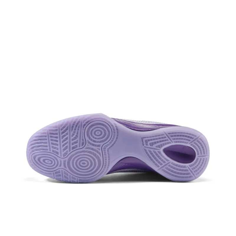 IVERSON Anti Slip Wear Resistant Low Top Basketball Shoes Unisex Lilac Dark Purple Yellow-5
