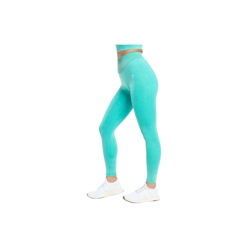 GYMSHARK Leggings Women's Capri Island Blue-2